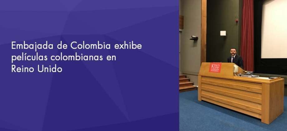 Embajada de Colombia exhibe películas colombianas en Reino Unido en 2017