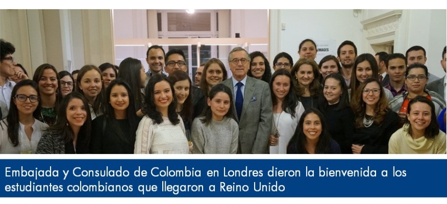Embajada y Consulado de Colombia en Londres dieron la bienvenida a los estudiantes colombianos que llegaron al país
