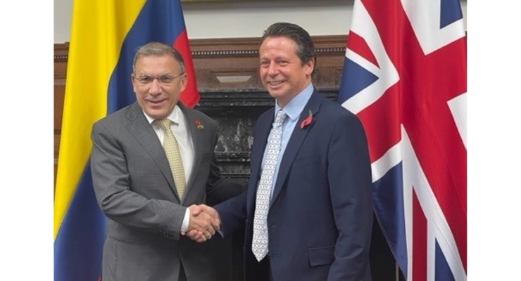 Embajador ante el gobierno del Reino Unido se reunió con el Ministro de Comercio Internacional del Reino Unido para impulsar la agenda comercial bilateral