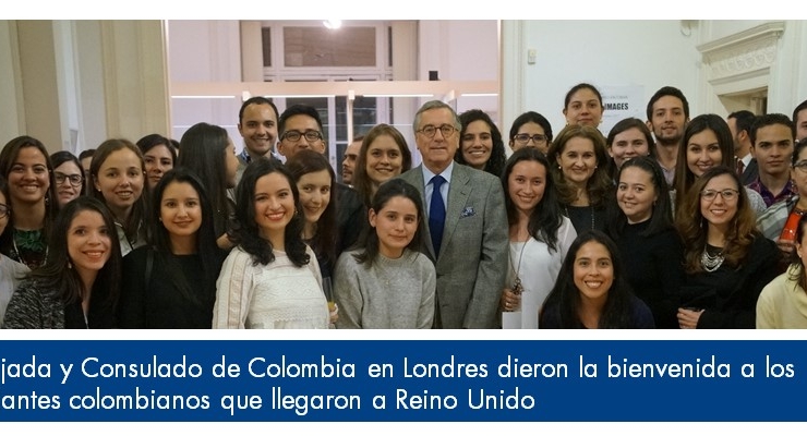 Embajada y Consulado de Colombia en Londres dieron la bienvenida a los estudiantes colombianos que llegaron al país