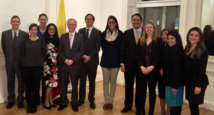Embajada de Colombia recibió a delegación de universidades nacionales que visita Reino Unido para fortalecer alianzas académicas