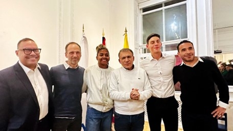 Con el clamor de: ¡Liberen a Luis Manuel Diaz!, se llevó a cabo en Londres el conversatorio “Fútbol por la Paz y la Reconciliación!
