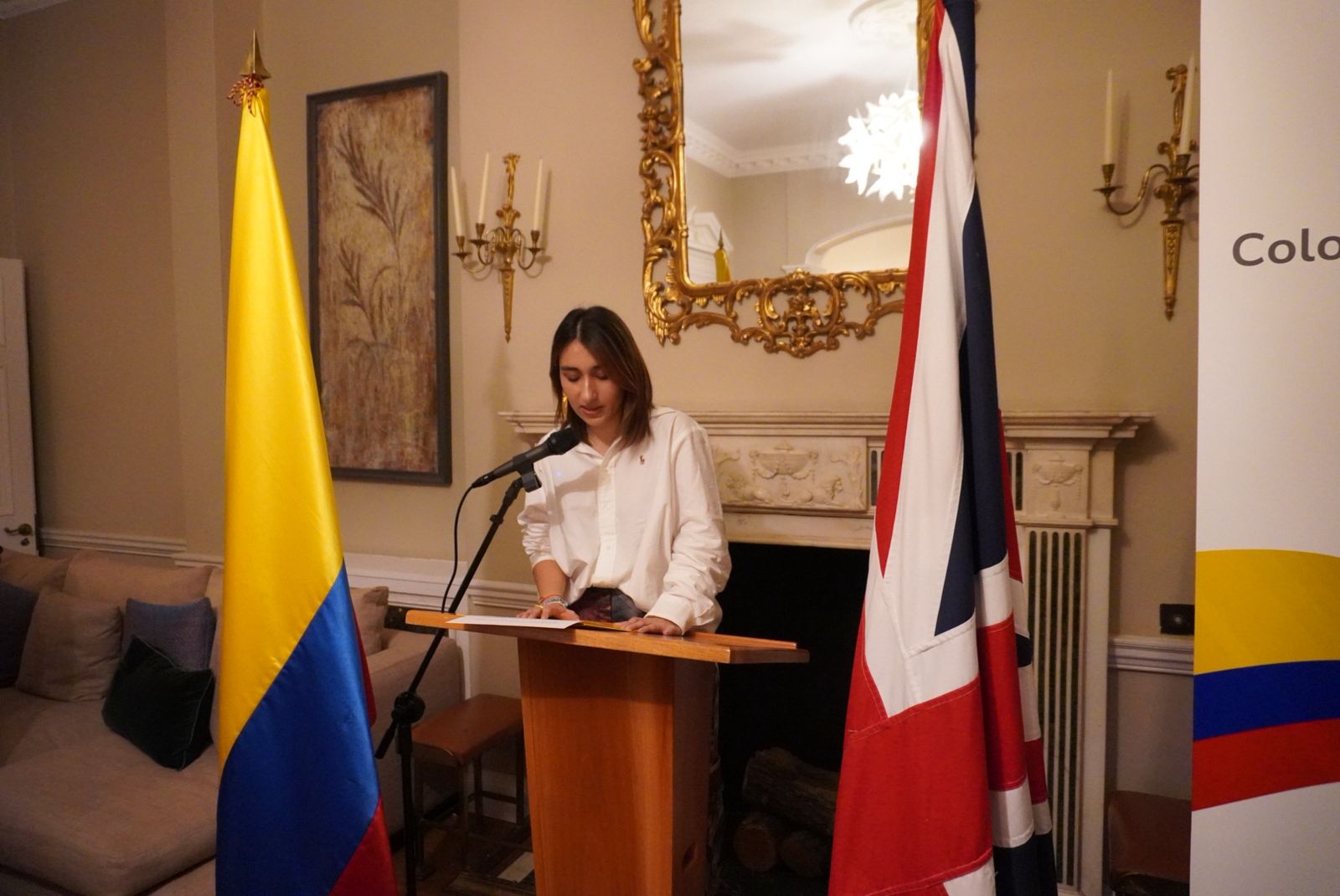 En la Residencia de la Embajada de Colombia se celebró el inicio de la 21.ª edición del Hay Festival en Cartagena-Colombia