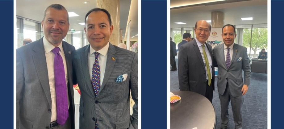 Embajada en Londres felicita al recientemente electo Secretario General de la Organización Marítima Internacional, Arsenio Domínguez, y agradece al saliente Secretario General, Kitack Lim