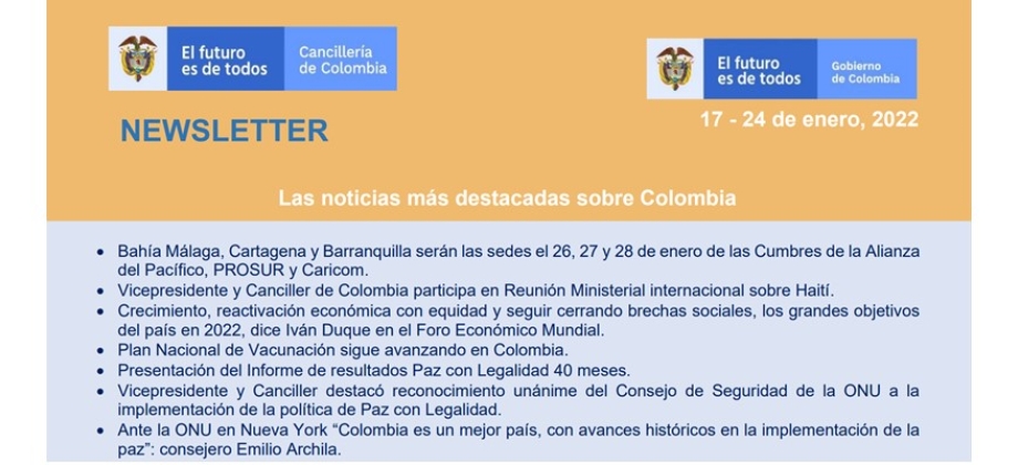 Lea aquí las últimas noticias más destacadas de Colombia.