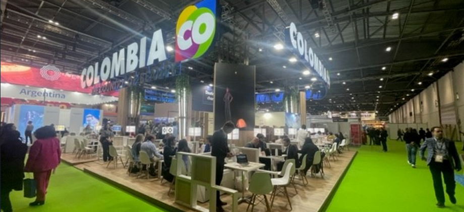 Embajador ante el gobierno del Reino Unido inaugura participación de Colombia en el World Travel Market London 2023, una de las tres ferias más importantes de la industria del turismo en el mundo