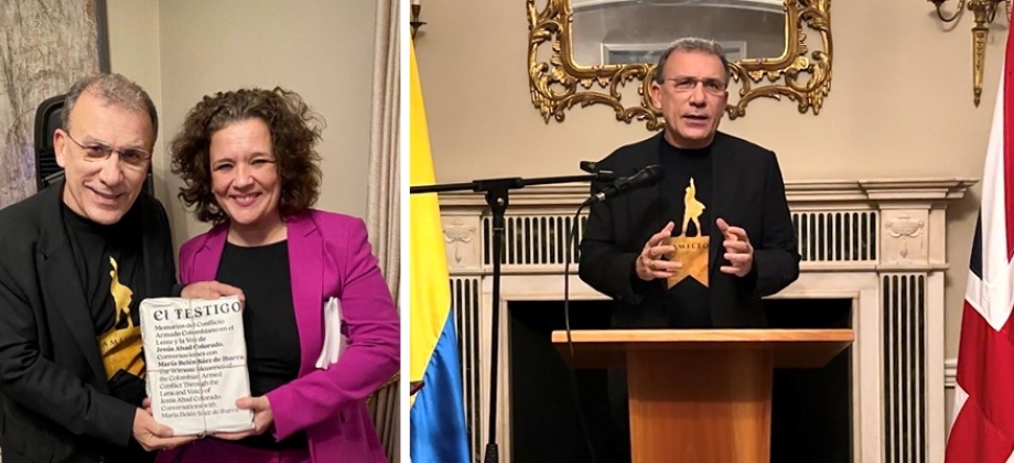 Embajada en Londres celebra la participación británica en la décima novena edición del Hay Festival en Cartagena, Colombia