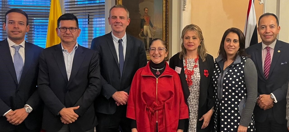  Embajada de Colombia en Londres se reunió con la delegación de la Secretaría de Educación de Bogotá que participó en el Education World Forum