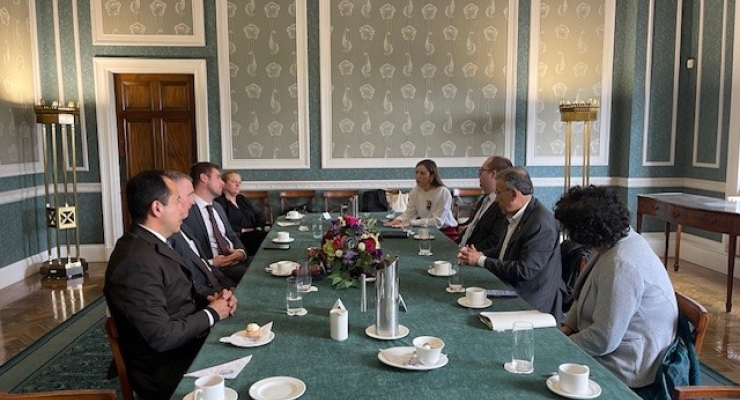 Embajador Roy Barreras se reunió con el Presidente y un grupo de Parlamentarios de la Asamblea Legislativa de Irlanda del Norte 