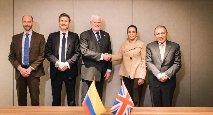 Viceministra de Transporte de Colombia y el Subsecretario de Transporte del Reino Unido confirman el establecimiento de la Oficina de Gestión de Proyectos Estratégicos en el Ministerio de Transporte  