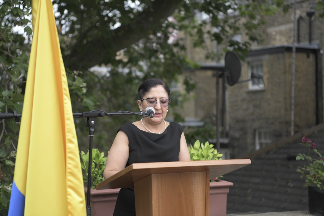 Embajada de Colombia ante el Reino Unido celebró los 213 años de la conmemoración de Independencia en Londres